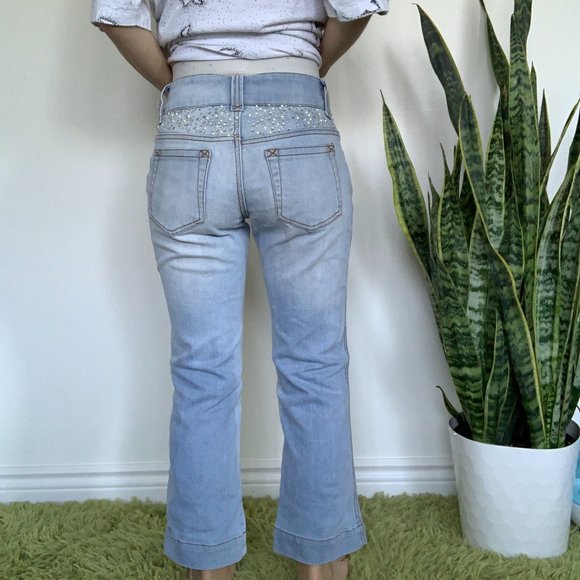 Y2K Cache Rhinestone Jeans - Picture 4 of 7